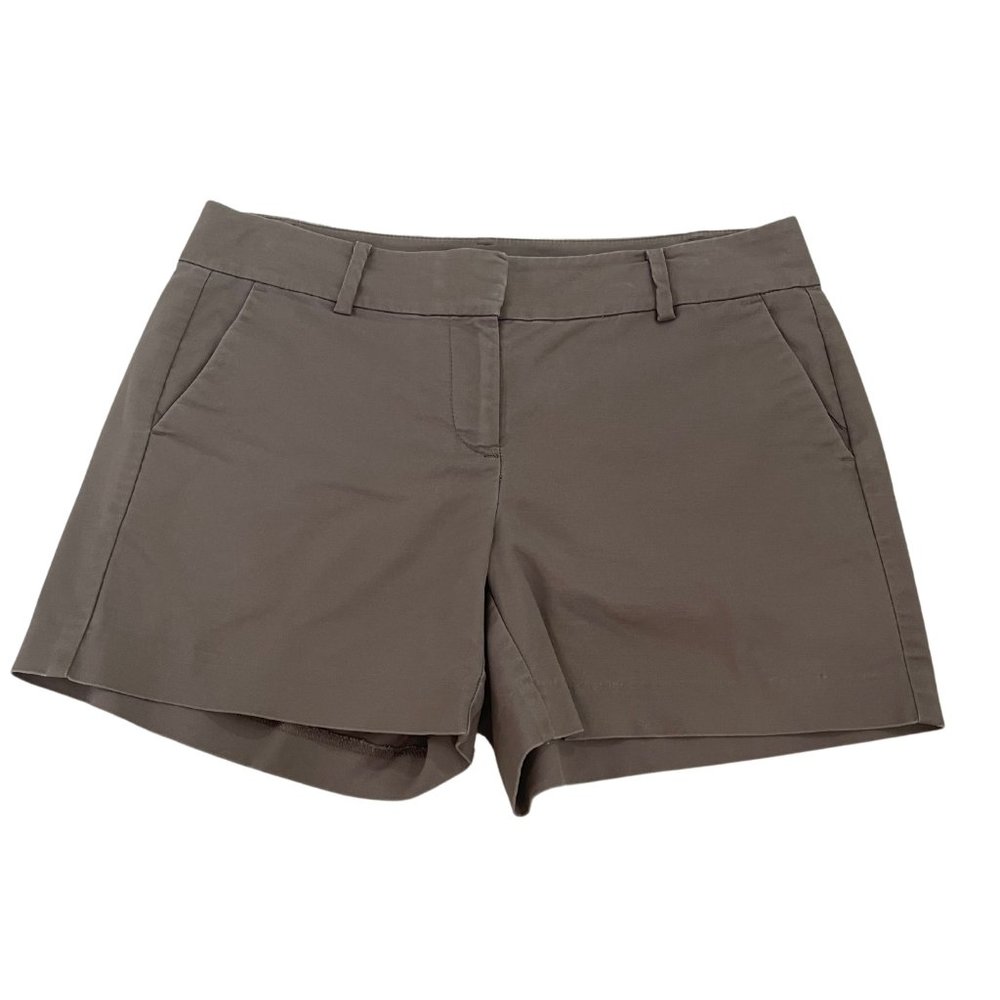 EUC Ann Taylor Signature Shorts Size 4 Gray/Brown Womens